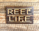 Wooden fish signs - Fish-themed plaques - Cabin fish art - Lake House Sign - Nautical wall plaques - Cabin Decor - Lodge Sign  -  Cabin Sign