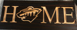 MN Hockey Sign- Minnesota hockey - Minnesota Home Sign- Minnesota Hockey Carved Wood Sign-   Minnesota State of hockey Man Cave Sign - Hockey Drop the Puck