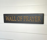 Carved Wooden Sign- Wall of Prayer Religious Sign for Homes  - Prayer sign - rustic wood sign  - house plaques - engraved wood sign