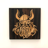 Carved Wood Sign - Victor Viking - Minnesota Sport -  Unique Gift - Vikings - Minneskolta -  Viking - Sports Decor - Viking Plaque