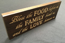 Wood Signs With Sayings - Wooden Sign - Table Top Sign - Wood Carved Sign - Table Decoration - Table Centerpiece - Rustic Wood Sign